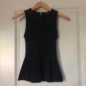 Fitted Topshop Peplum Top